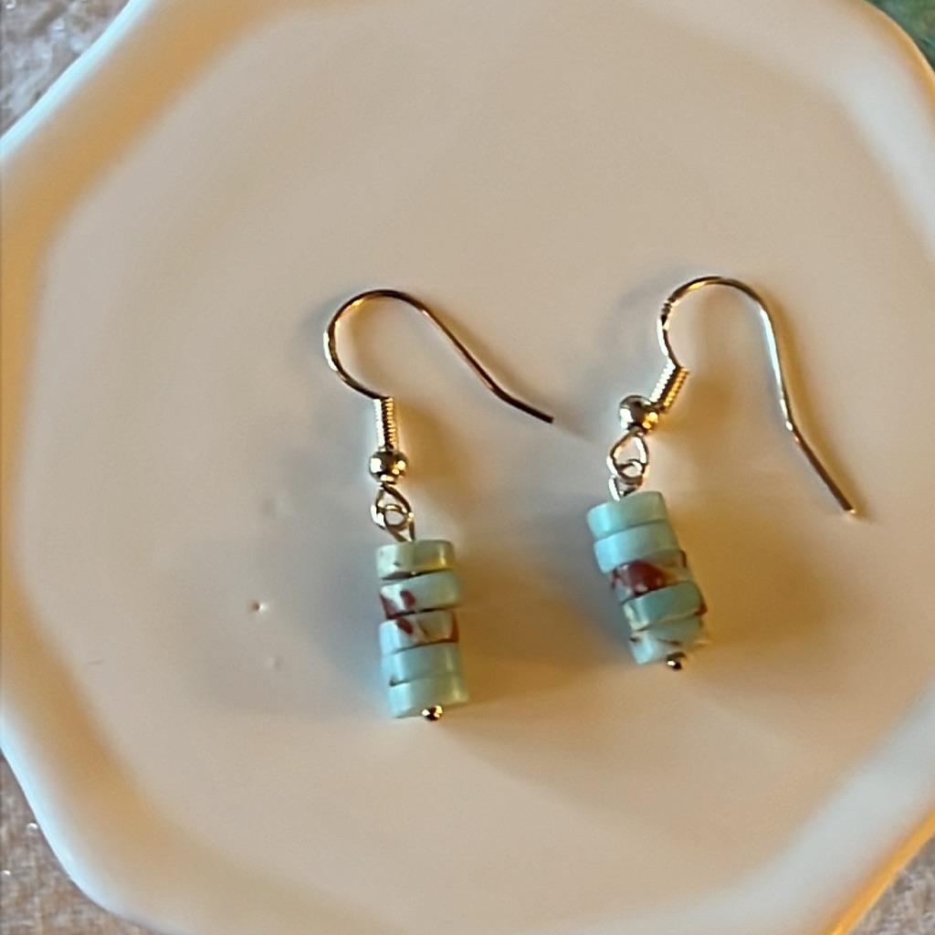 Serpentine Jasper Earrings